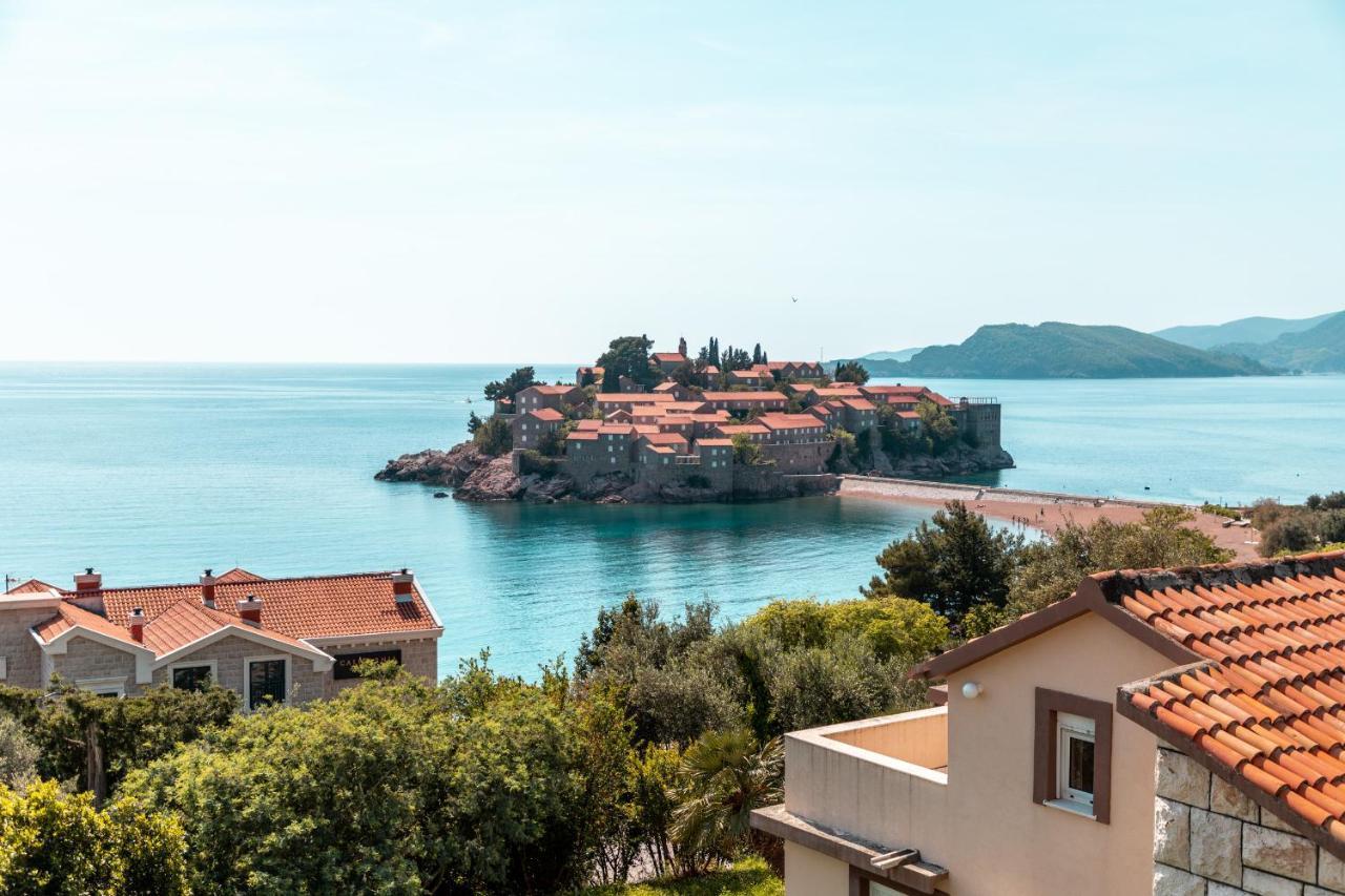 Sun Rose Apartments Sveti Stefan Exteriér fotografie