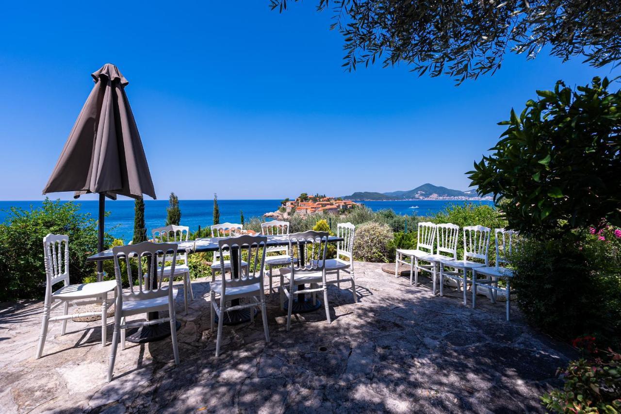 Sun Rose Apartments Sveti Stefan Exteriér fotografie