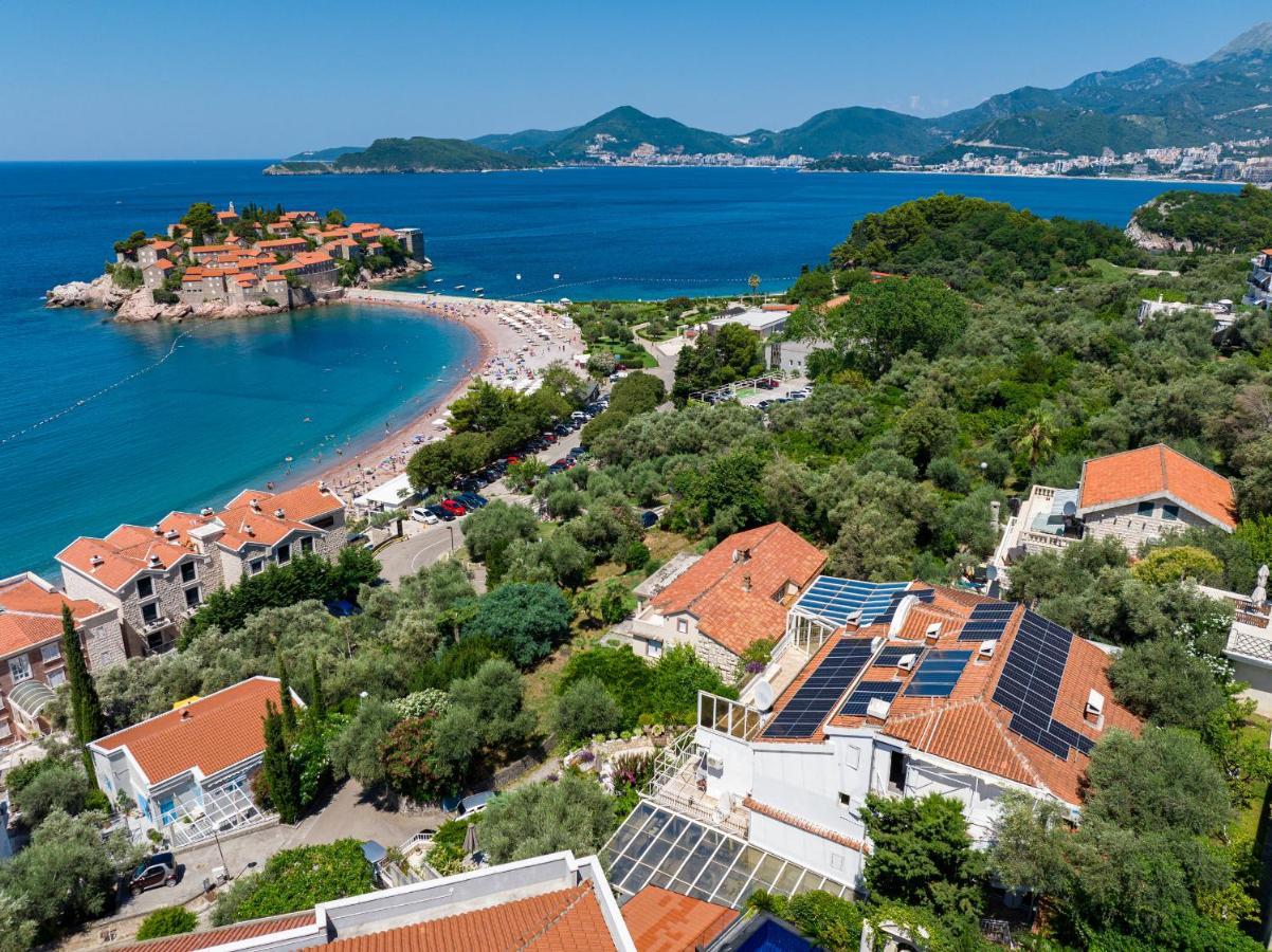 Sun Rose Apartments Sveti Stefan Exteriér fotografie