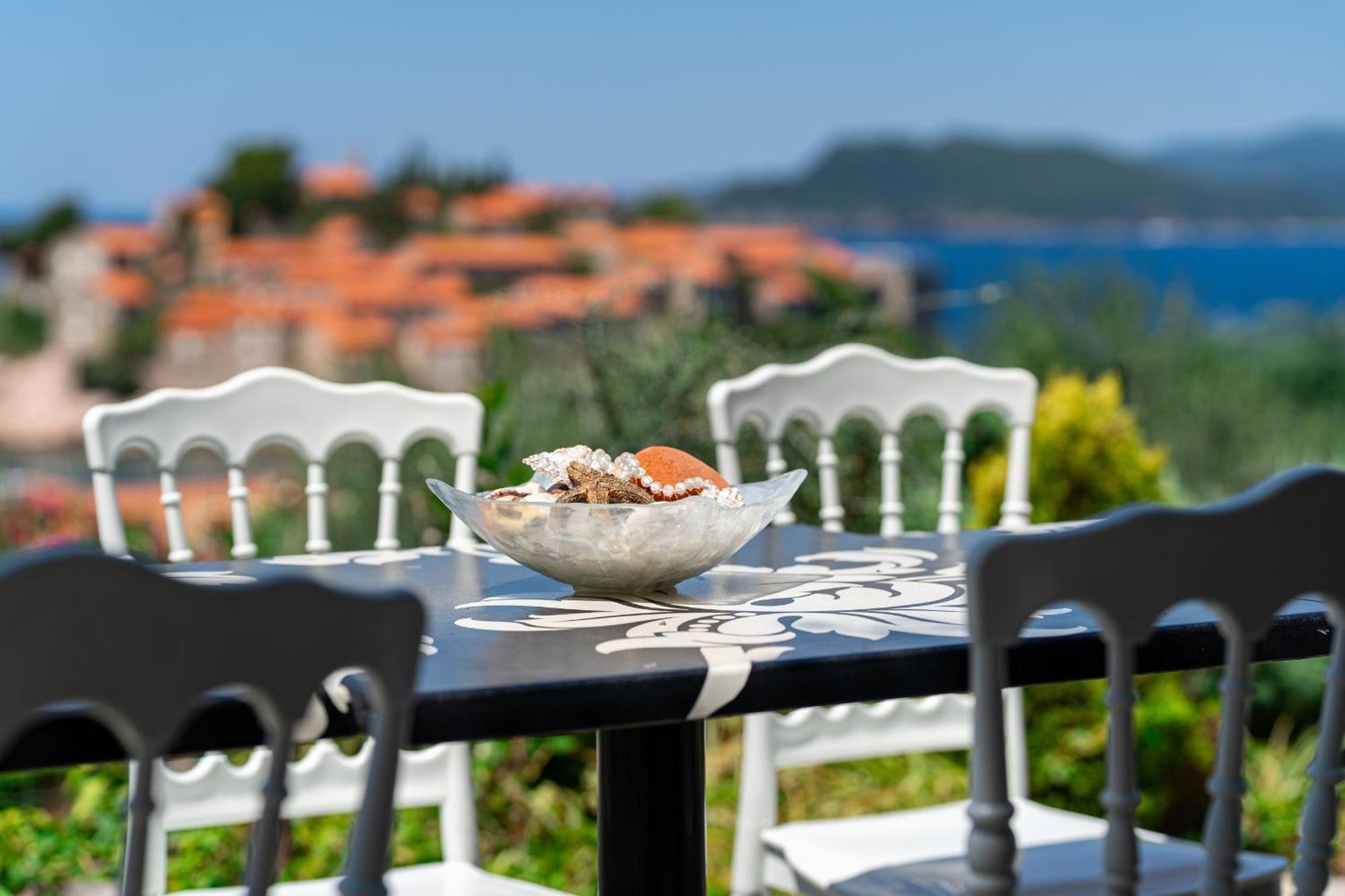 Sun Rose Apartments Sveti Stefan Exteriér fotografie